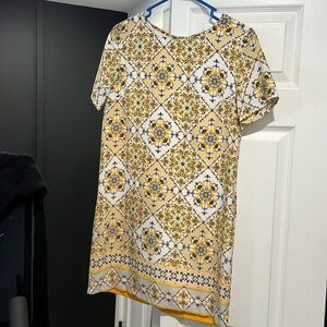 Yellow Patterned Lulus Dress